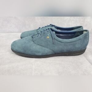 Easy Spirit Motion Leather Suede feeling lace up Oxford Women Shoed size 9.5